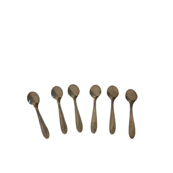 RostfreiNox Stainless Steel Small Coffee Tea Spoons Set of 6 Vtg - Picture 6 of 11